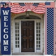 thumbnail image 6 of Moocorvic 4th of July Decor Banner Red, White, and Blue Patriotic Decorations Independence Day Themed Holiday Party Supplies, 6 of 6