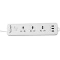 thumbnail image 4 of Puerto de carga USB Smart Socket Protector de sobretensión Tira de alimentación Cable de extensión para teléfono Tablet PC Enchufe de EE. UU. Methold HA002553-00, 4 of 6