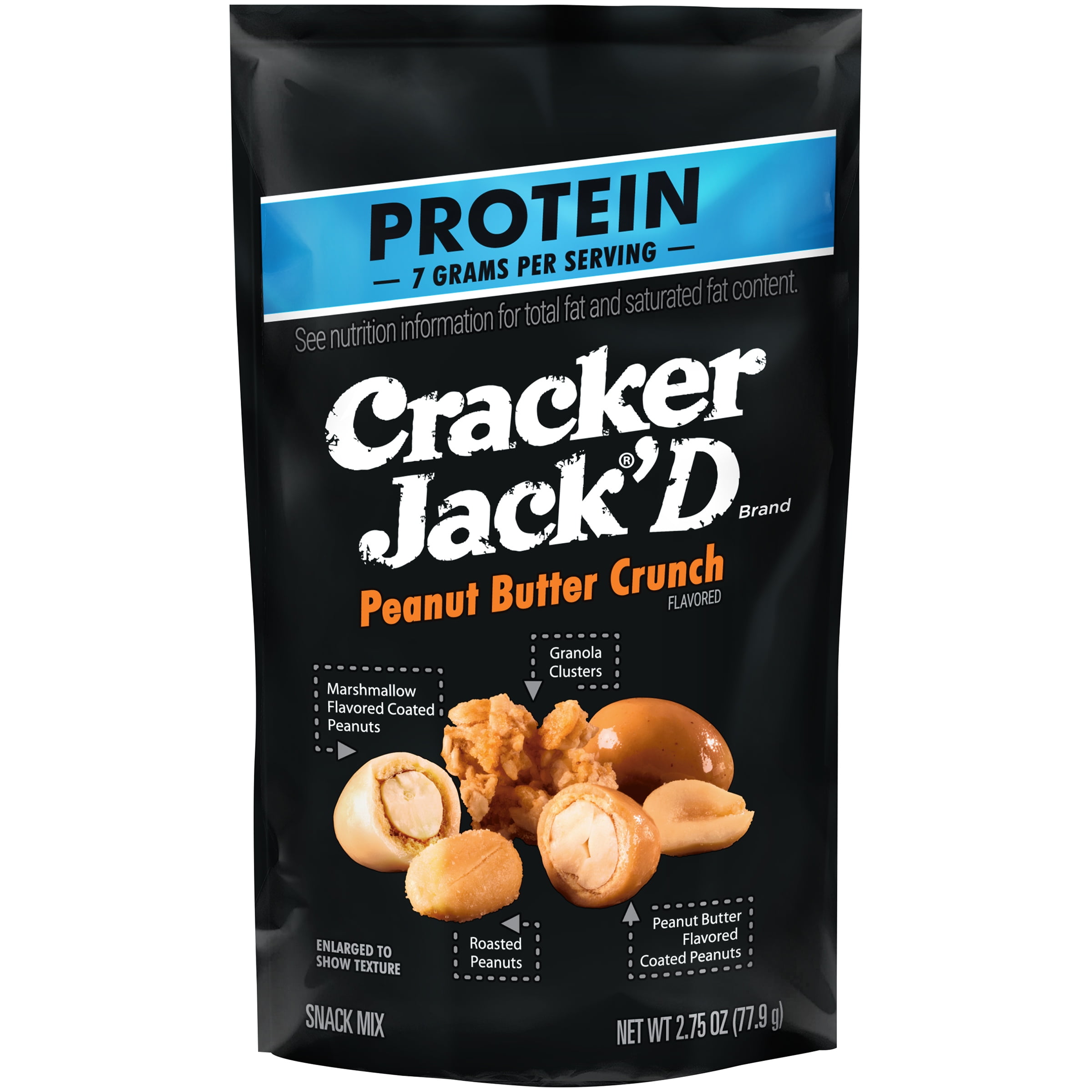 Cracker Jack'D® Peanut Butter Crunch Snack Mix 2.75 oz. Bag