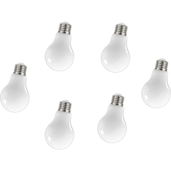 Satco LED Filament Lamp 11 Watt Light Bulbs, Dimmable Medium Base 120 Volt 6 Pack