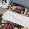 thumbnail image 4 of Designart "Burgundy Peony Victorian Elegance II" Pink Floral Bedding Covert Set - Cottage Bed Set With 2 Shams, 4 of 5