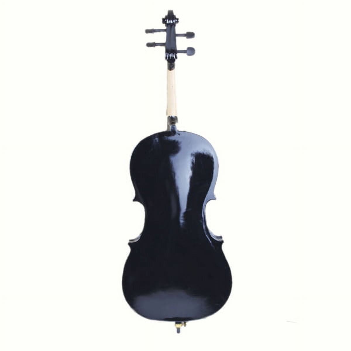 4/4 Wood Cello Bag Bow Rosin Bridge Black (Old code:85409801)