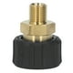 thumbnail image 2 of Adaptador De Lavadora De Presión 5000 PSI Adaptador De Goma De Latón, Adaptador De Rosca De Manguera M22 X 1.5 Mm, Kit De Conector De Lavadora De Presión Compacta Para La, 2 of 7
