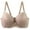 Khaki, variant on Women's Bras Plus Size Comfortable Breathable Bra Underwear No Rims