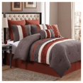 thumbnail image 3 of 8-Piece Lawrence Comforter Set Teal/Grey, Queen, 3 of 6