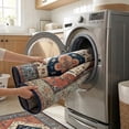 thumbnail image 4 of Washable Runner Rug 2X10 Ft Non Slip Cloud-Feel Softness Bohemian Rust & Navy, MOURZAORS, 4 of 8