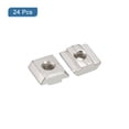 thumbnail image 3 of T Nuts, 24pack Nickel Plated Carbon Steel T Slot Bolts, 3030 Series M6 Hammer Head Fastener (Silver), 3 of 6