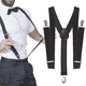 thumbnail image 5 of Tirantes para Pantalones para Hombre, Tirantes para Pantalones en Forma de Y, Tirantes para Hombres con Clips de Metal Fuertes, Tirantes elásticos Ajustables Tirantes para Pantalones, Talla única, 5 of 6