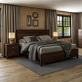 thumbnail image 4 of Standard Baja Solid Wood Bed - King Size - Walnut Finish, 4 of 8