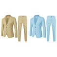 thumbnail image 1 of (2-Pack) Rinsvye Boys Formal Suit For Wedding Groomsmen Slim Fit Two Piece Suit Business Casual Vest Pants For Graduation Interview Event Wear, 1 of 3