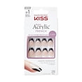 thumbnail image 1 of Pantalones cortos acrílicos KISS Salon Press-On Nails, color negro flameado, 1 of 9