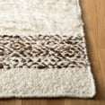 thumbnail image 3 of SAFAVIEH Natura Margaret Striped Area Rug, Ivory/Brown, 6' x 6' Square, 3 of 11