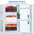 thumbnail image 6 of Garvee 6-Tier Upright Commercial Display Refrigerator Cooler with Wheels & LED Lighting, 9.8 Cu. Ft, 6 of 8