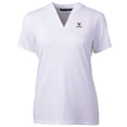 thumbnail image 2 of Women's Cutter & Buck White Virginia Cavaliers Forge Blade V-Neck Top, 2 of 3