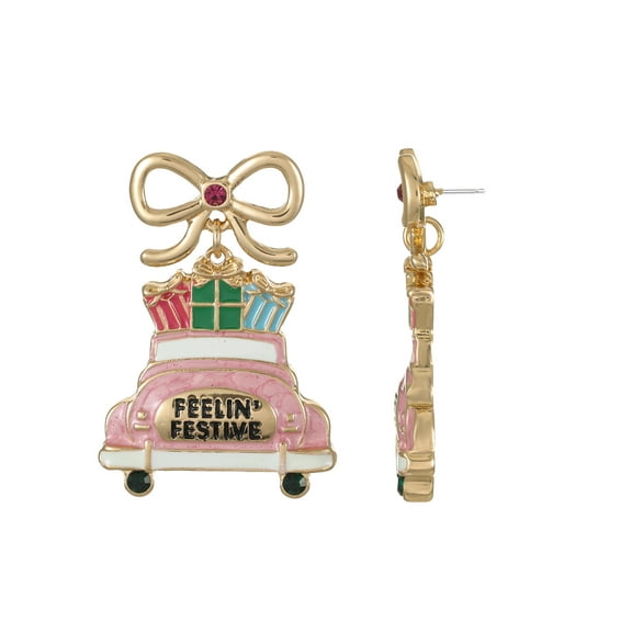 Packed Party Feeling Festive Car Earrings