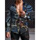 thumbnail image 1 of Camisa de manga larga retro para hombre Camisa de manga larga para hombre de estilo nacional Camisas casuales de moda de otoño Ropa personalizada para hombre, 1 of 6