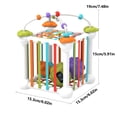 thumbnail image 3 of Kugachren Baby Rainbow Bead Splicing Stacking Musical Building Blocks, Educational Sensory Toy for Infants and Toddlers, Non-Toxic Material, Ideal Gift, 3 of 9