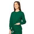 thumbnail image 3 of Adar Universal Scrubs For Women - Round Neck Warm-Up Scrub Jacket, 3 of 7
