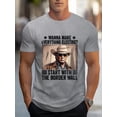 thumbnail image 6 of Plus Size Men's T-Shirt with Trendy Graphic Print - Casual Streetwear, Round Neck Short Sleeve Top for Spring/Summer/Fall, PLUS SIZE, 6 of 9