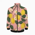 thumbnail image 2 of Lemon Tree Jacket Men's Street Cool Long Sleeves Coat Personality Tops Oversized Zipper Jackets Male Clothes, 2 of 7