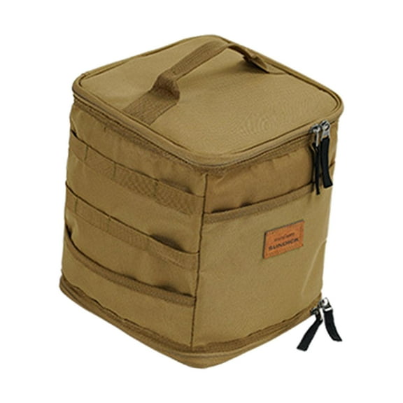 Large Picnic Storage Bag Container Lightweight with Zippers Waterproof Carry Case for Outdoor Activities BBQ Cooking Shopping