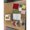 A004- Style D, variant on Punch Needle Kit with Multicolor Plush Fiber Art, Beginner Friendly Diy Embroidery Kit for Home Decor Tabletop Decoration, Christmas Gift Craft Set with Display Stand
