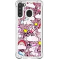 thumbnail image 2 of Compatible with Samsung Galaxy A21 Case Liquid Glitter Cute Stylish Slim TPU Silicone Quicksand Sparkle Shockproof Protective case for Women Girls Case for Samsung Galaxy A21 Pink Horse YB, 2 of 12