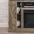 thumbnail image 5 of Farmhouse Classic Media TV Stand for TV up to 50",Antique Entertainment Center with 18" Electric Fireplace,Television Stands with Open and Closed Storage Space,Gray Wash, 5 of 7