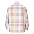 thumbnail image 3 of Tawop Mens Flannel Shirts Plaid Casual Long Sleeve Shirts Printed Button-Up Shirts ,Size L, 3 of 4