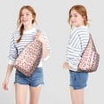 thumbnail image 4 of Colored Strawberry Sling Backpack - Playful Fruit Pattern Crossbody Bag, Fashionable Daypack for Teens, 4 of 4
