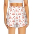 thumbnail image 4 of Goofa Rabbit Is And Carrots Printed Women 2 in 1 Running Shorts,Quick Dry Athletic Workout Shorts,High Waisted Athletic Shorts with Liner Pockets-X-Large, 4 of 9