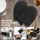 thumbnail image 2 of Wosthever Guantes de cocina versátiles y resistentes al calor de los mitones negros del horno del silicón para cocinar y cocer Herramientas y accesorios para hornear, 2 of 6
