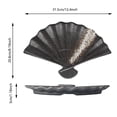 thumbnail image 3 of Sector Shaped Ceramic Plate Food Serving Dish For Japanese Cuisine Barbecue And Dumplings Porcelain Tableware For Restaurant Food Serving, 3 of 4