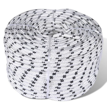 

vidaXL Braided Rope Coil Boat Line Polyester Dock Anchor Marine Multi Sizes