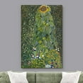 thumbnail image 2 of HFDF Canvas Print Wall Art Sunflower by Gustav Klimt Nature Abstract Oil Painting Fine Art Traditional Scenic Colorful Multicolor Ultra for Living Room, Bedroom, Office 12x18inch Framed, 2 of 6