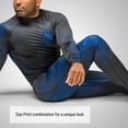 thumbnail image 3 of Hayabusa Geo Jiu Jitsu Compression Spats - Blue, Medium, 3 of 6