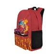 thumbnail image 2 of Psesaysky Fire Truck Flame PPrint Kids Backpack for Teen Boys Elementary Primary School Bookbags 17" Inch Computer Bag for Back to School Gifts Back Pack for Junior Student, 2 of 7