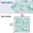 thumbnail image 7 of Coolnut Easter Bunny Cloth Napkins Set of 1, Oversized Washable Reusable Polyester Dinner Table Napkins for Family, Restaurant, Party Decor, 20 x 20 Inch, 7 of 7
