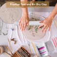 thumbnail image 3 of Juego de herramientas de pintura HAWERSI Air Dry Clay Kit, 4,4 kg, 66 piezas, 3 of 7
