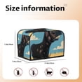 thumbnail image 5 of Fotbe Whimsical Cartoon Cow for Two Slice Toaster Cover, Fingerprint Protector, Super Soft Appliance Cover And Dust Cover,Bread Dust Cover & Fingerprint Protection, 5 of 7