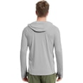 thumbnail image 5 of MIER Men's Sun Protection Hoodie Long Sleeve Workout UV Shirts, 5 of 7