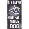 thumbnail image 1 of Fan Creations N0640 St.Louis Rams Football And My Dog Sign, 1 of 1