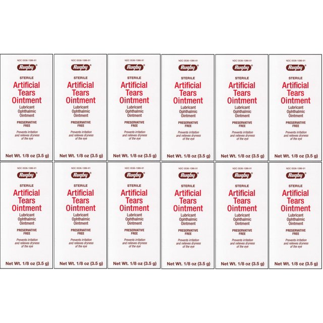 Artificial Tears Sterile Night Time Eye Lubricant Ointment 3.5 g Tube