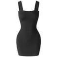 thumbnail image 5 of Fancifize Women Shapewear Full Slip Tummy Control Square Neck Cami Mini Under Dress Slimming Body Shaper Seamless Shapewear Dress Slip, 5 of 5