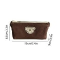 thumbnail image 3 of Boovnll Pencil Pouch, Portable Large Capacity Multifunction Cosmetics Bag, Coin Pouch, Pencil Bag with Zipper for Home, Office Supplies Storage, Pencil Case, 3 of 6