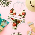 thumbnail image 6 of Peach Women's Detachable Sponge Adjustable Strap Bikini Set - 2 Pack, Beach Pool Swimwear, 6 of 6