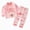 H154-Pink, variant on TOWED22 Baby Infant Girl Fall Winter Clothes Set 2 Piece Long Sleeve Crewneck Tee and Relaxed Pants Set Print Outfits Clothing(Pink,3-4 Y)