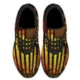 thumbnail image 2 of American flag Halloween Pumpkin Shoes Sneakers Black Size 4, 2 of 7