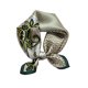 thumbnail image 1 of Pañuelo cuadrado pequeño de seda morera para mujer - Pañuelo para el cuello para mujer - Pañuelo de seda - 21" x 21", 1 of 5