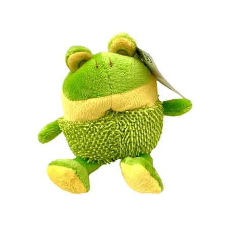 Plush Frog Squeaky Pet Toy - Green Frog Plush Toy